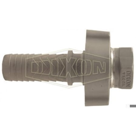 Dixon Boss Ground Joint Coupling, 1-1/4 in Nominal, FNPT End Style, 316 SS, Domestic RGF51